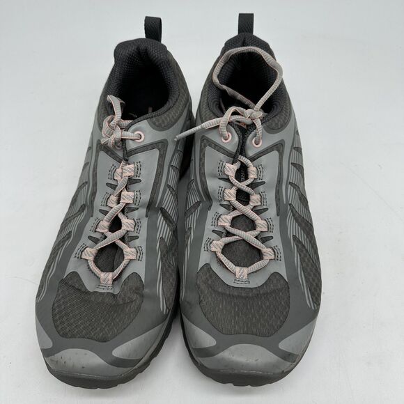 Merrell Trail Running Shoes Womens Size 9 Gray Black Vibram Lace Up J500146 - Picture 4 of 13